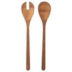 IKEA GRÖNSAKER Sustainable Bamboo Salad Servers with Minimalist Design
